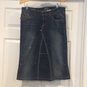 Cruel denim skirt